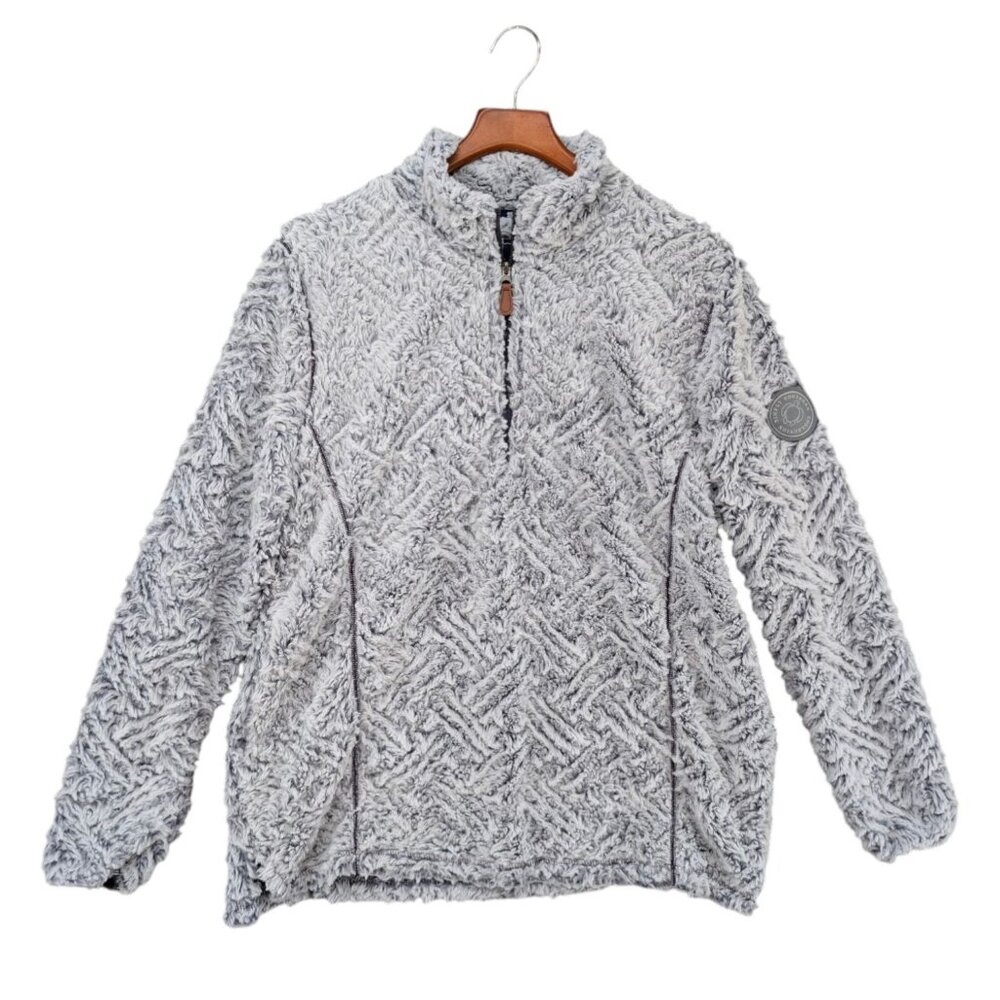 SIMPLY SOUTHERN Gray Fleece Sweater
